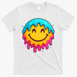 Smile Face Ice-Cream Drip T-Shirt