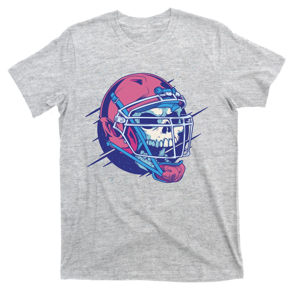 Skull Football Player T-Shirt