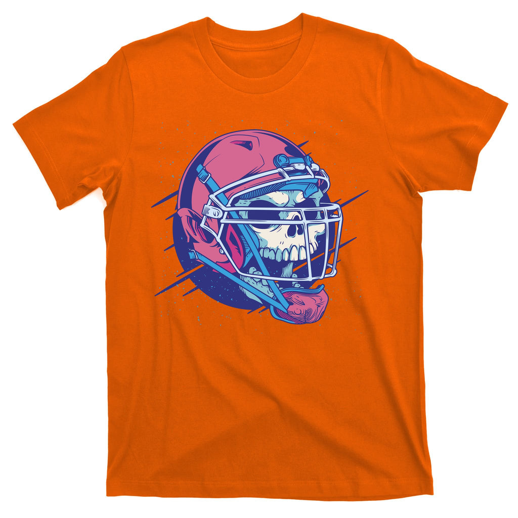 Skull Football Player T-Shirt