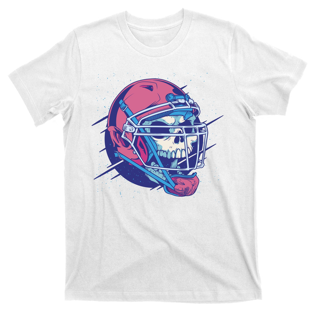 Skull Football Player T-Shirt