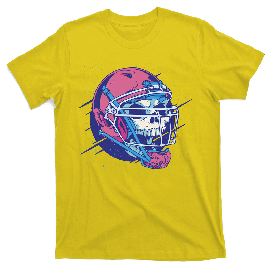 Skull Football Player T-Shirt