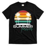 Summer Forever Retro Sunset Tropical T-Shirt