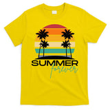 Summer Forever Retro Sunset Tropical T-Shirt