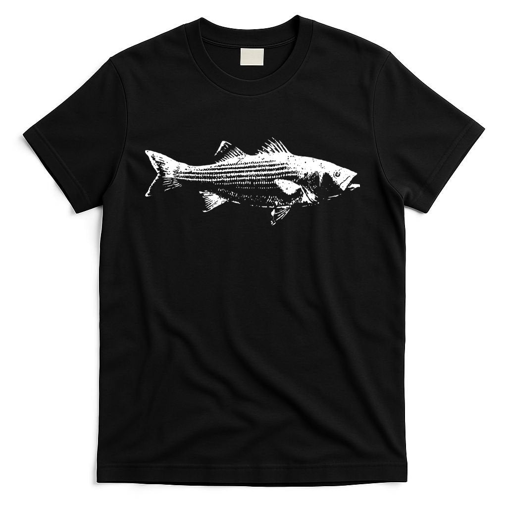 Striper Fishing Striped Bass Lucky Fishing T-Shirt