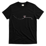 Subtle Fk Trump Morse Code Heart Antimaga Feminist Rights Gift T-Shirt