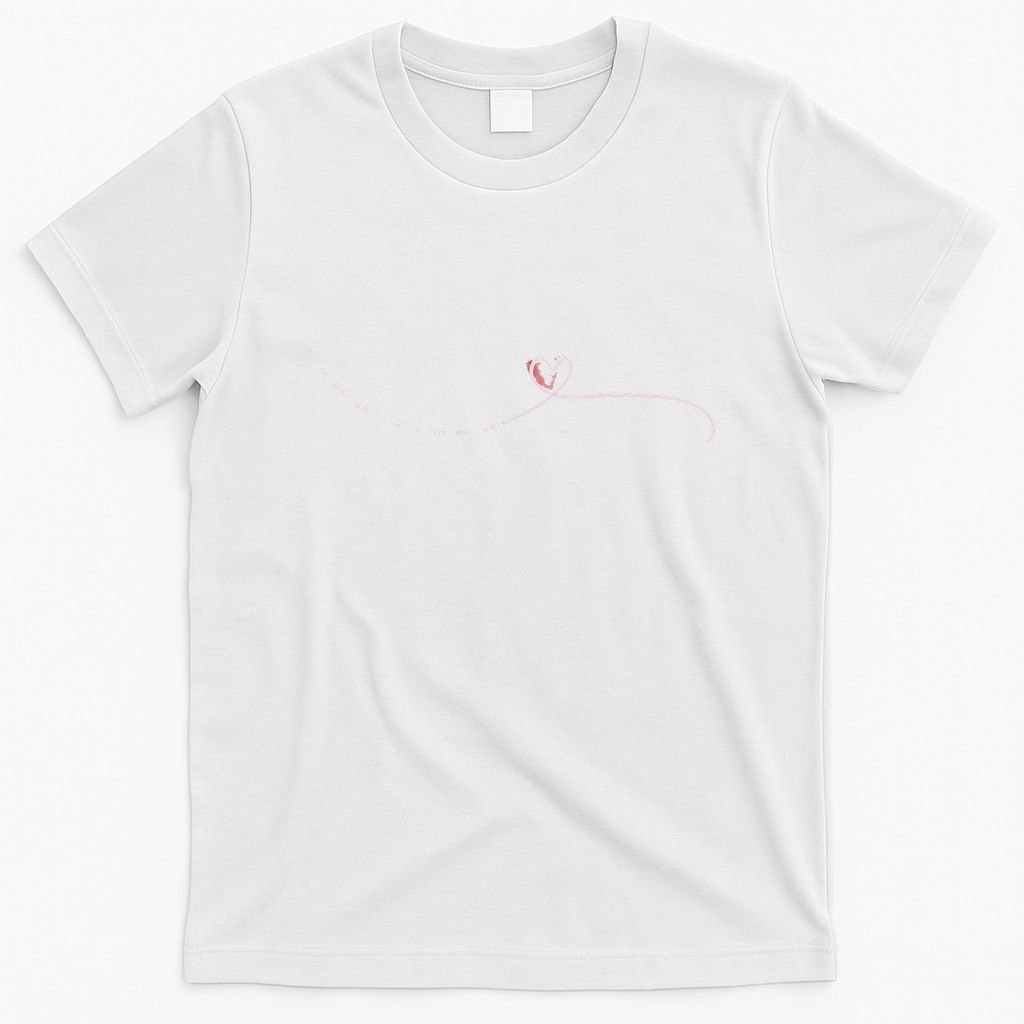 Subtle Fk Trump Morse Code Heart Antimaga Feminist Rights Gift T-Shirt