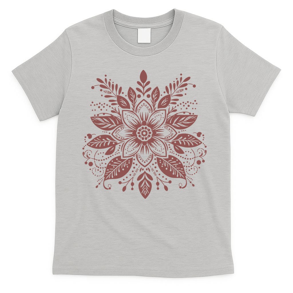 Subtle Fuck Trump Flower T-Shirt