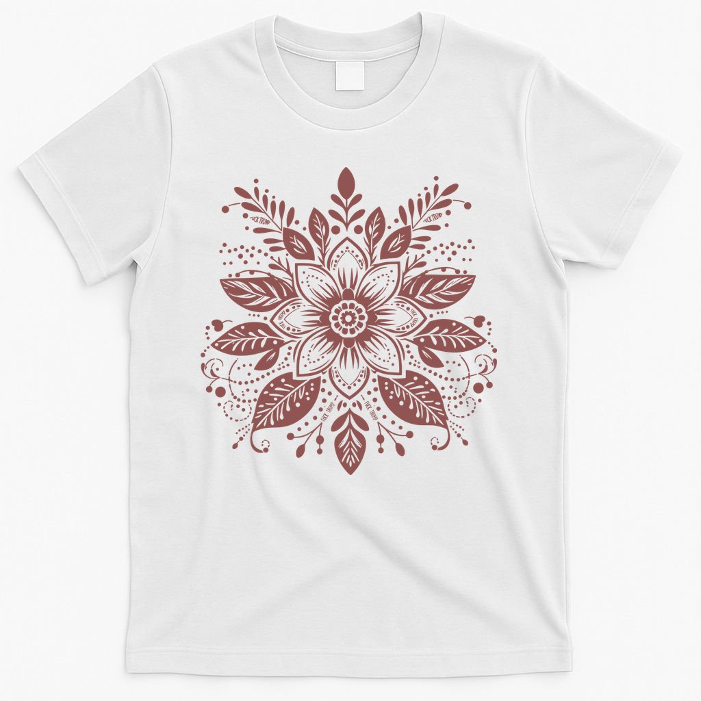 Subtle Fuck Trump Flower T-Shirt