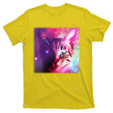 Spacy Galaxy Alien Cat T-Shirt