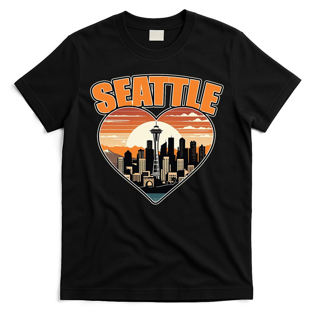 Seattle Gifts Apparel Souvenirs Usa Hiking Camping American T-Shirt