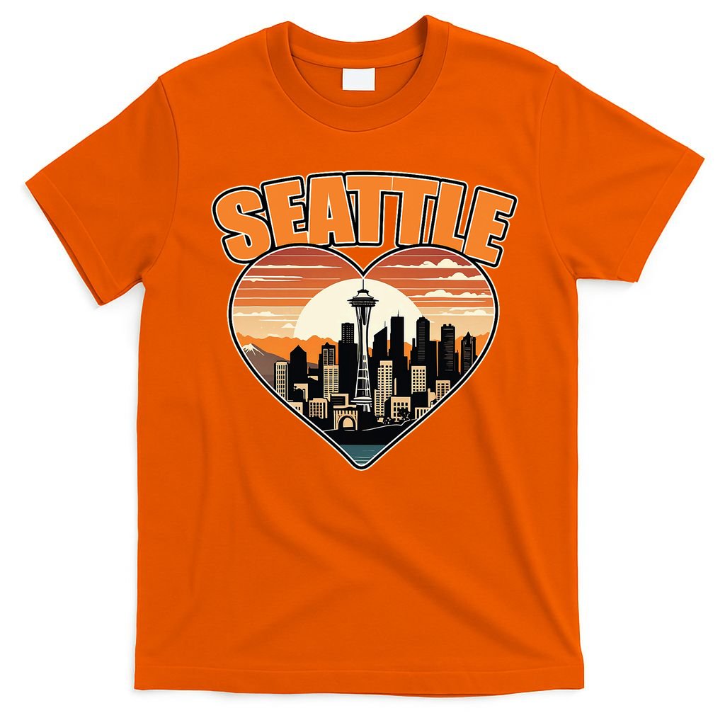 Seattle Gifts Apparel Souvenirs Usa Hiking Camping American T-Shirt