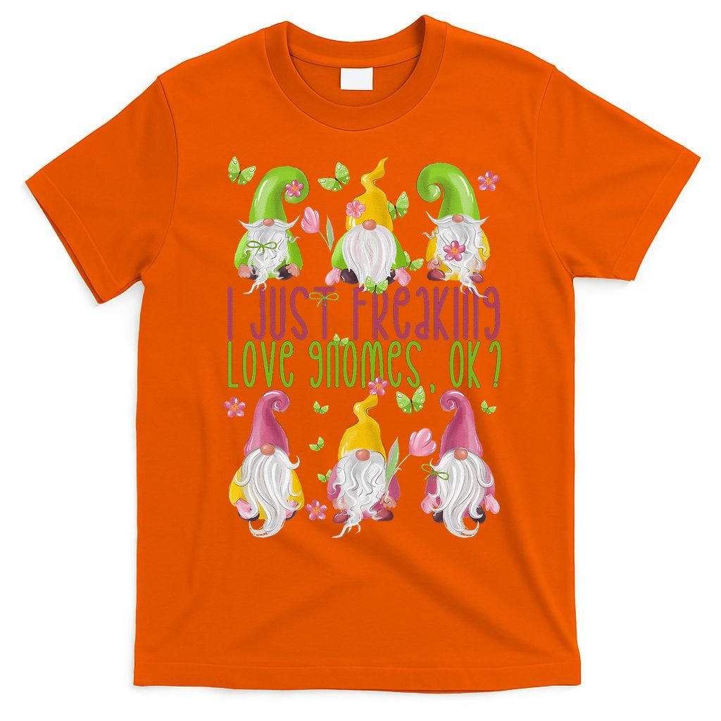Spring Gnome For Summer I Just Freaking Love Gnomes T-Shirt