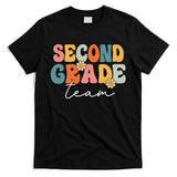 Second Grade Team Retro Groovy Back To School 2nd Grade T-Shirt