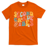 Second Grade Vibes Team 2nd Grade Groovy Back To School T-Shirt