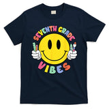 Seventh Grade Vibes Teachers 7th Grade Team Back To School T-Shirt