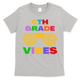 Sixth Grade Vibes First Day Of 6th Grade Kids Back To School T-Shirt