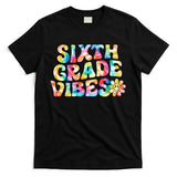 Sixth Grade Vibes 6th Grade Team Retro Back To School T-Shirt