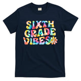 Sixth Grade Vibes 6th Grade Team Retro Back To School T-Shirt