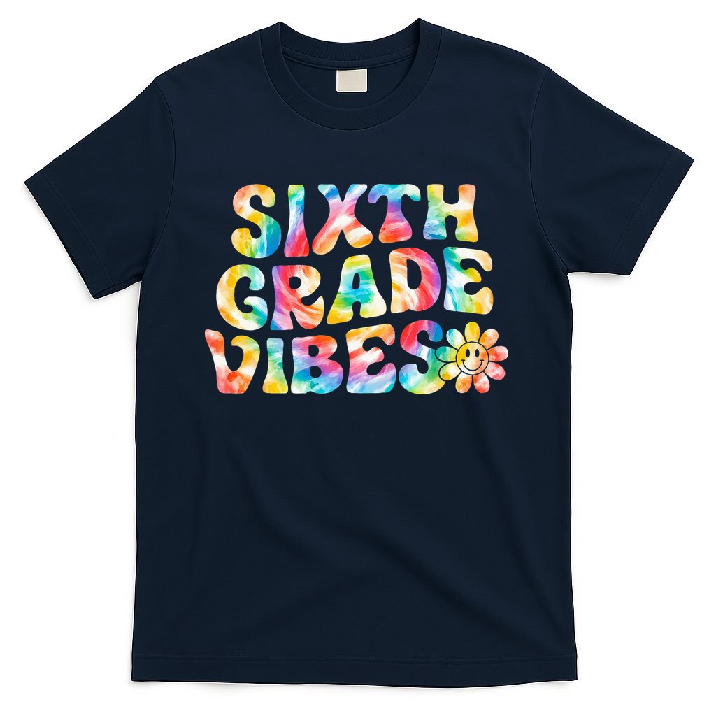 Sixth Grade Vibes 6th Grade Team Retro Back To School T-Shirt