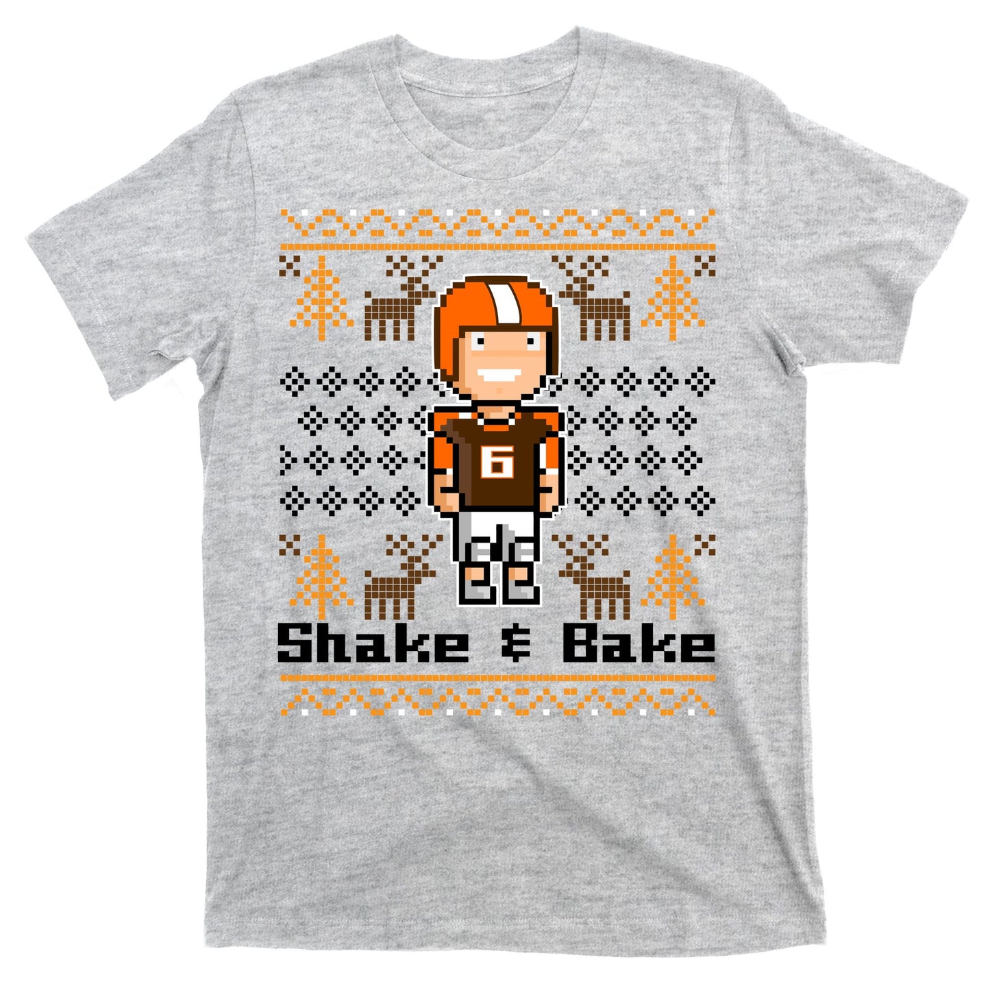 Shake & Bake Football Ugly Christmas Sweater T-Shirt