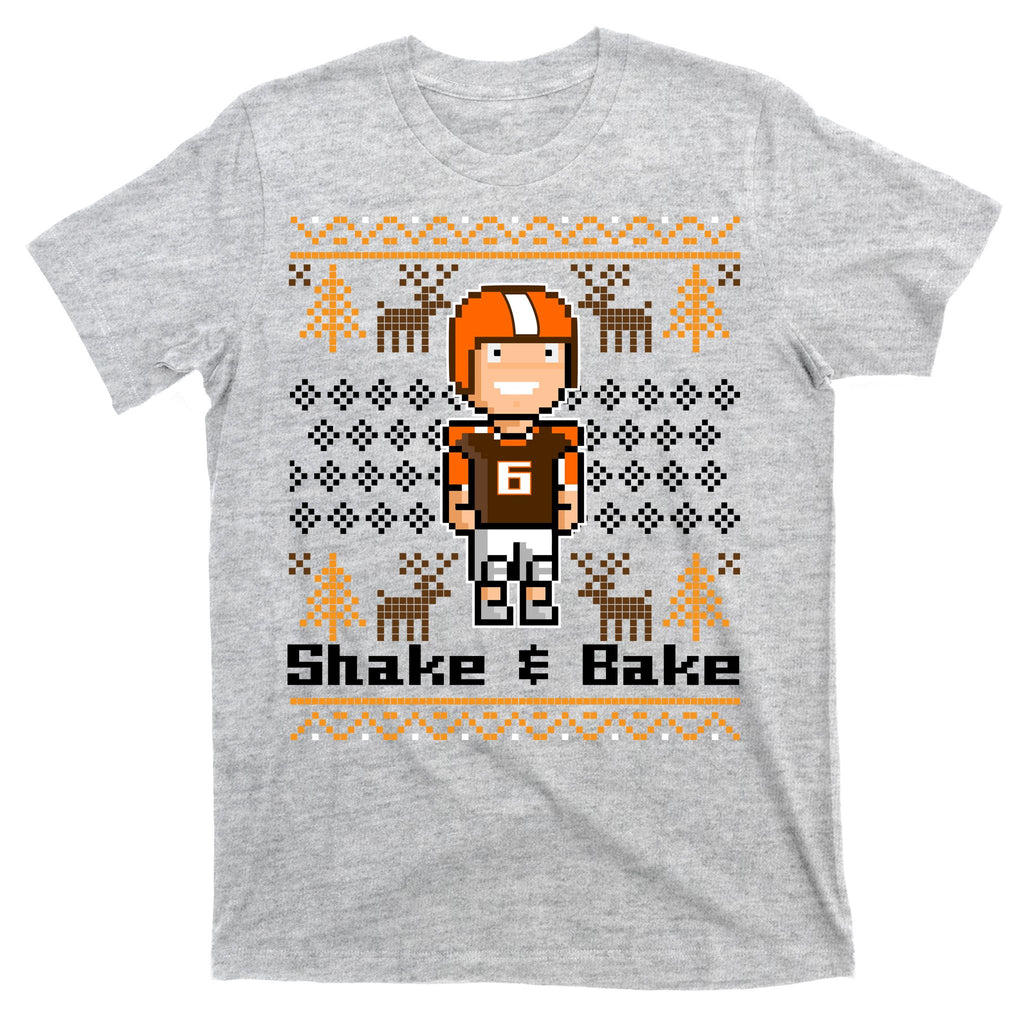 Shake & Bake Football Ugly Christmas Sweater T-Shirt
