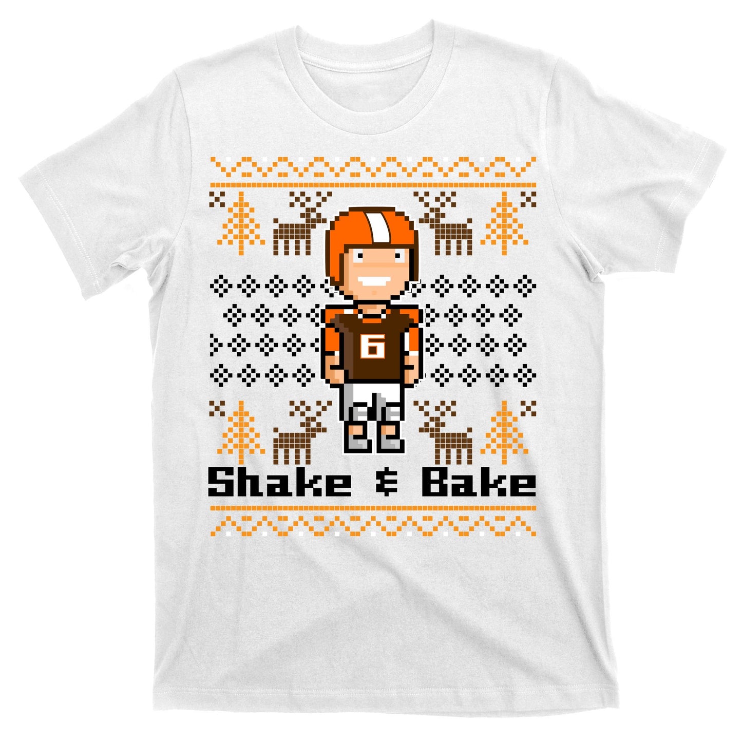 Shake & Bake Football Ugly Christmas Sweater T-Shirt