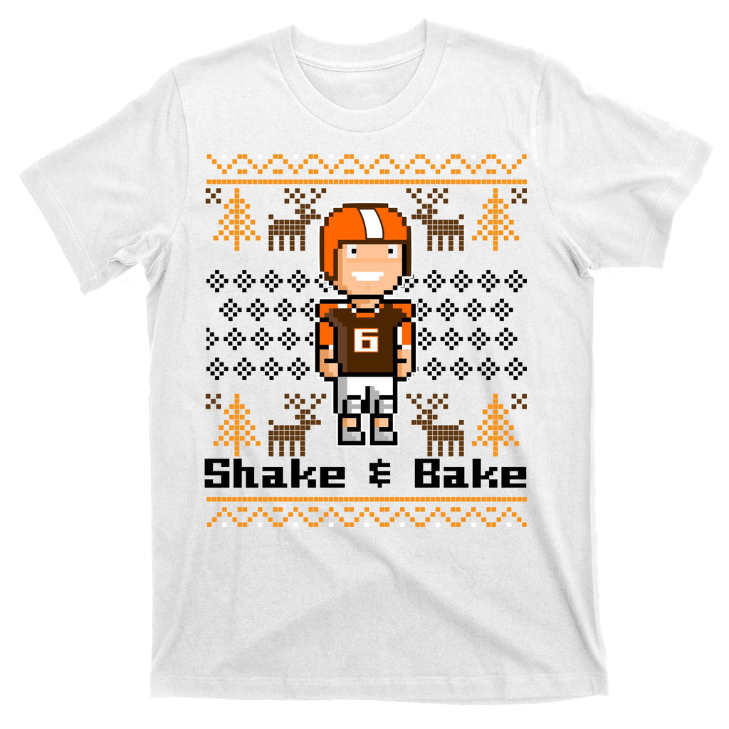Shake & Bake Football Ugly Christmas Sweater T-Shirt