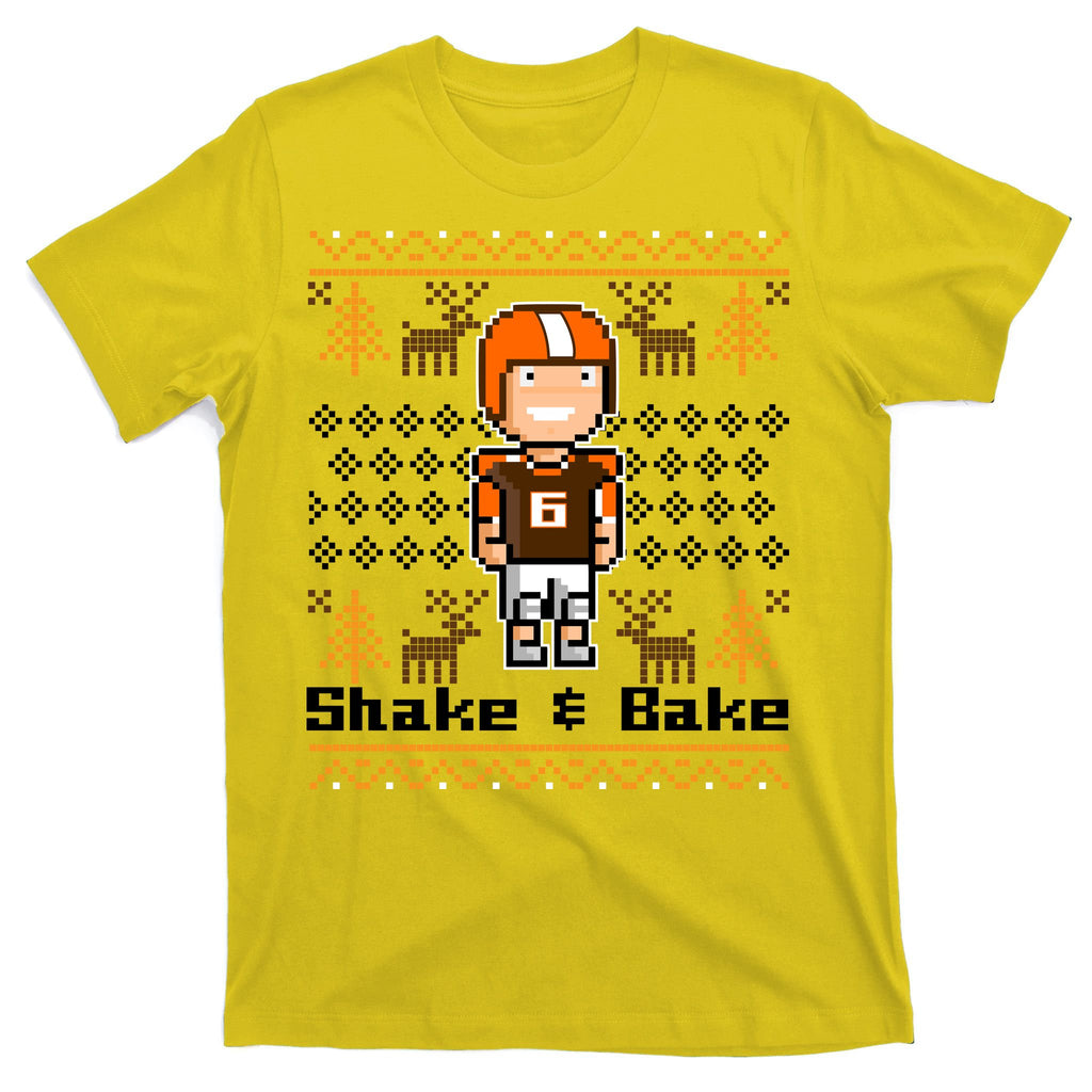 Shake & Bake Football Ugly Christmas Sweater T-Shirt
