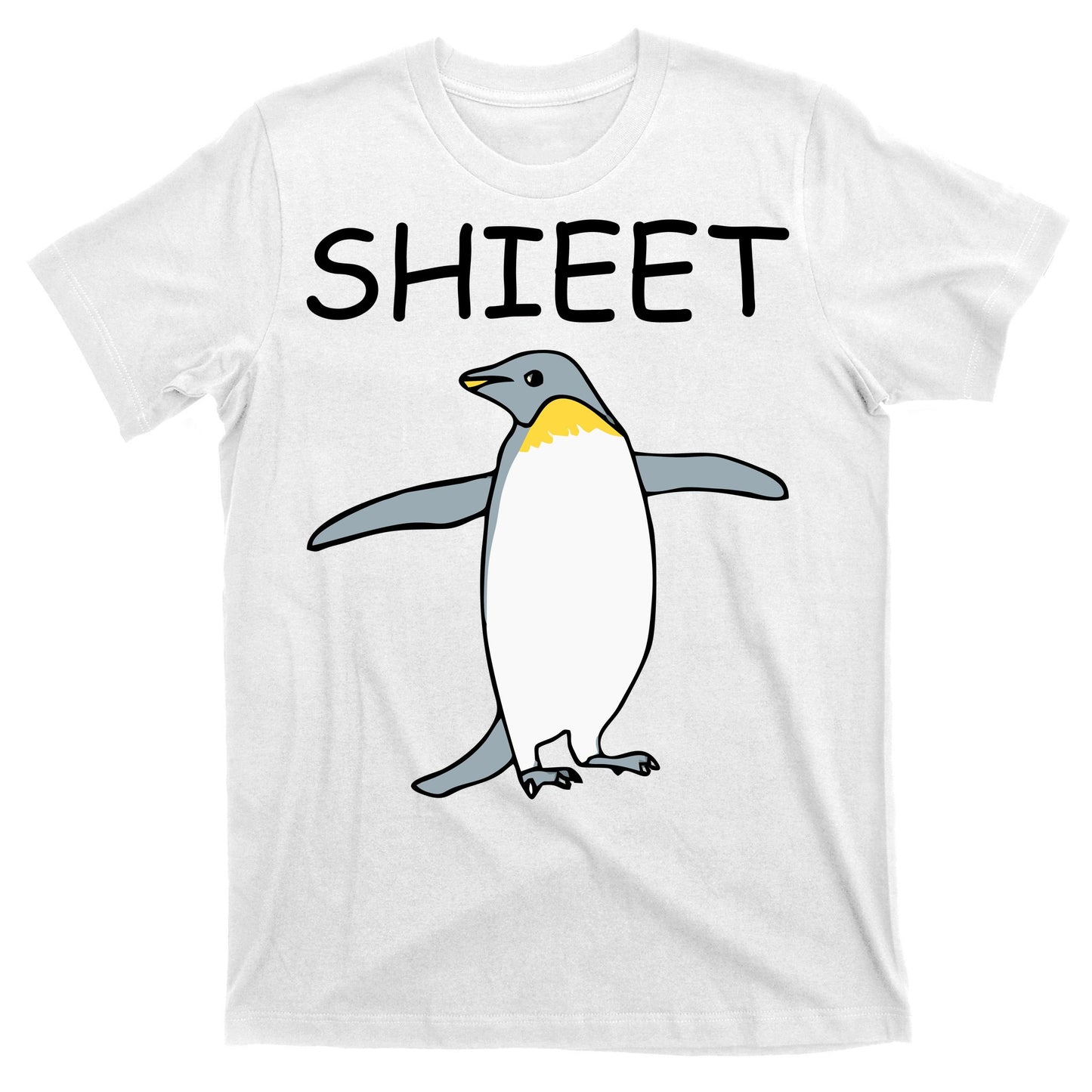 Shieet Funny Penguin T-Shirt
