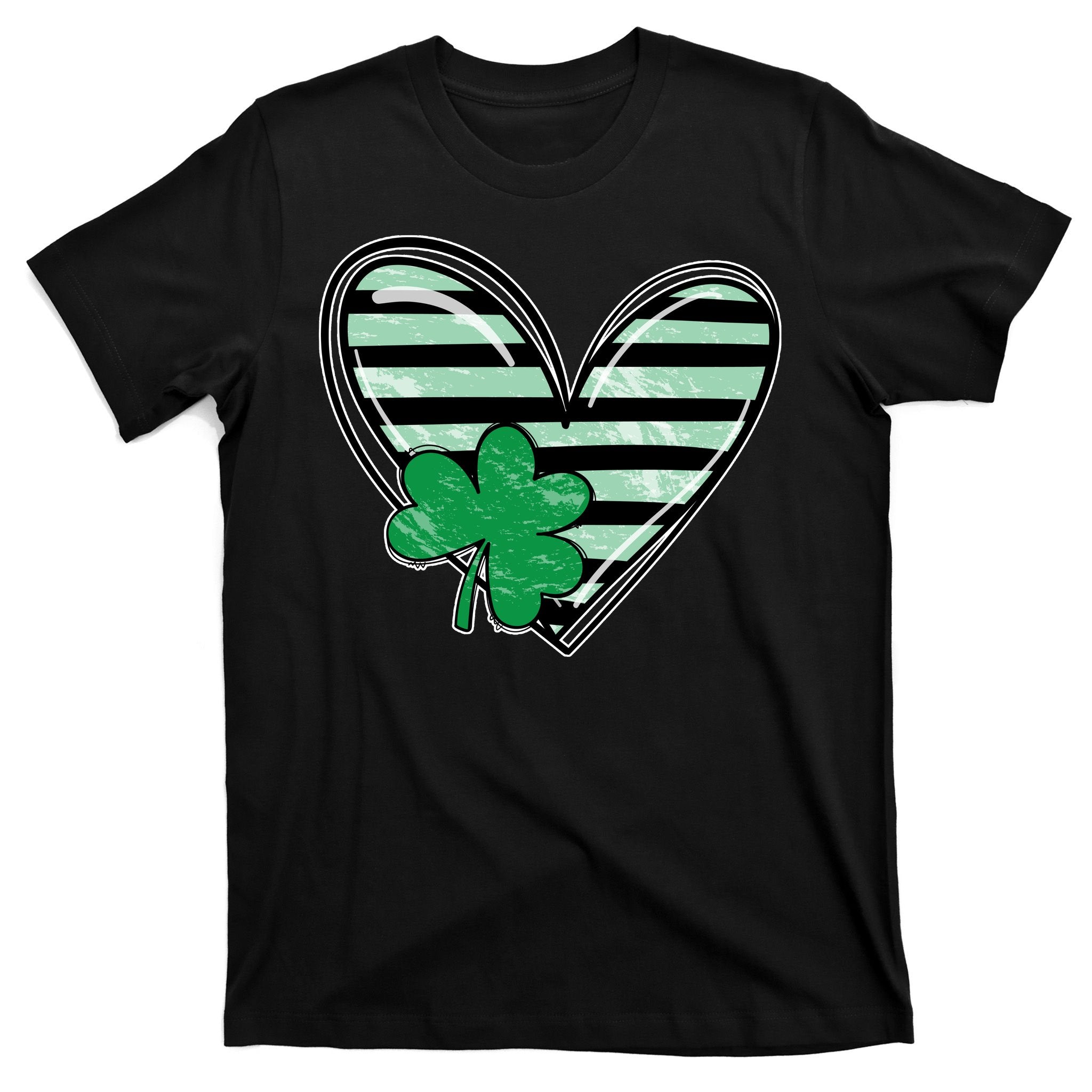 Shamrock Heart St Patrick Day Cute T-Shirt