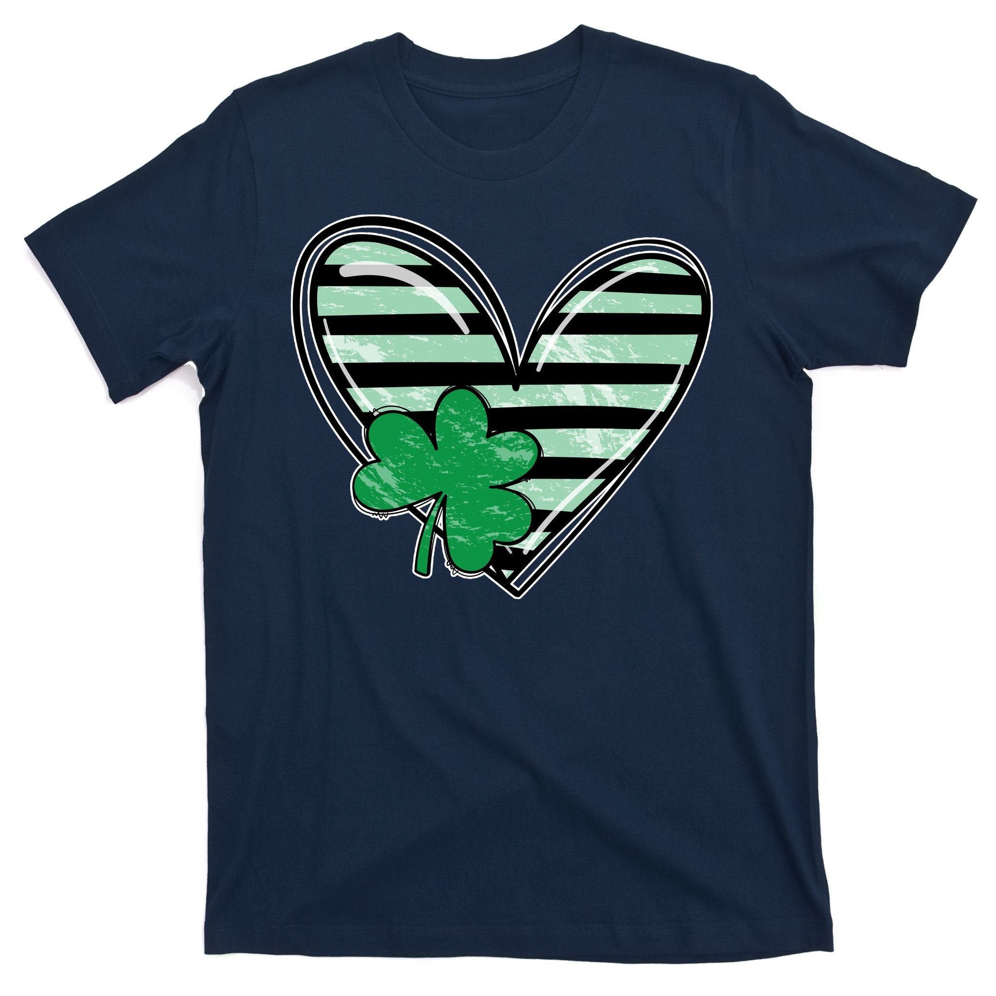 Shamrock Heart St Patrick Day Cute T-Shirt