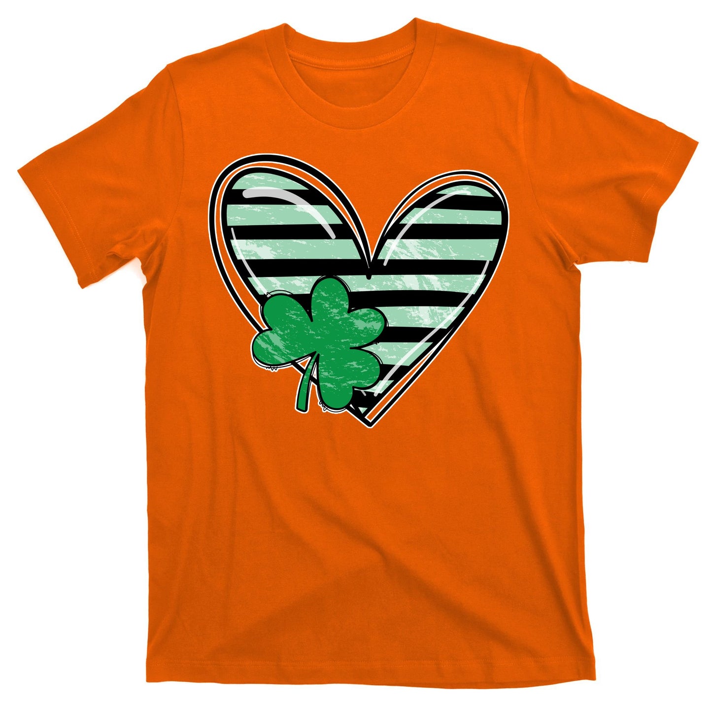Shamrock Heart St Patrick Day Cute T-Shirt