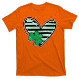 Shamrock Heart St Patrick Day Cute T-Shirt