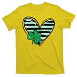 Shamrock Heart St Patrick Day Cute T-Shirt