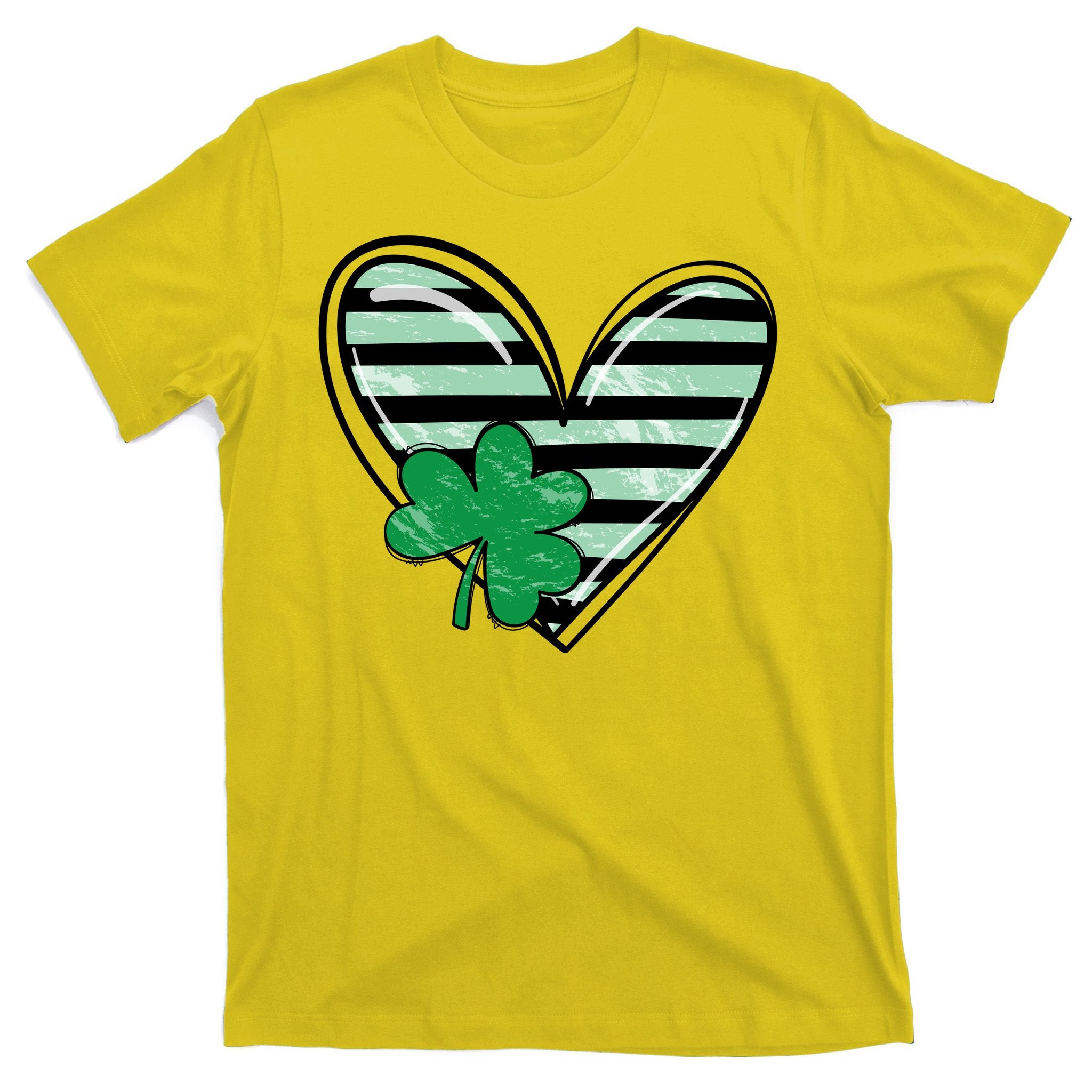 Shamrock Heart St Patrick Day Cute T-Shirt