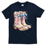 Slty Hair Sandy Boots Western Summer Cowgirl Western T-Shirt