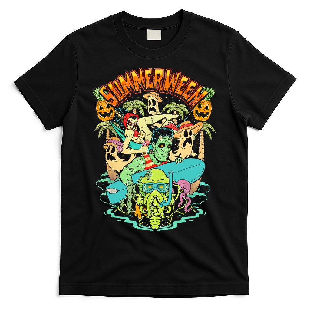 Summerween Happy Summerween Summer Halloween Holiday T-Shirt