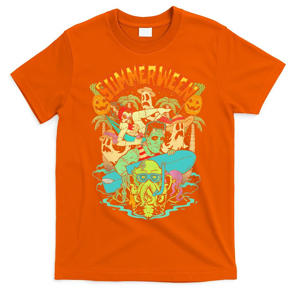 Summerween Happy Summerween Summer Halloween Holiday T-Shirt