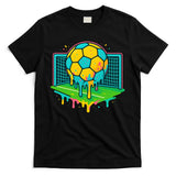 Soccer Ice Cream Drip T-Shirt