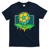 Soccer Ice Cream Drip T-Shirt