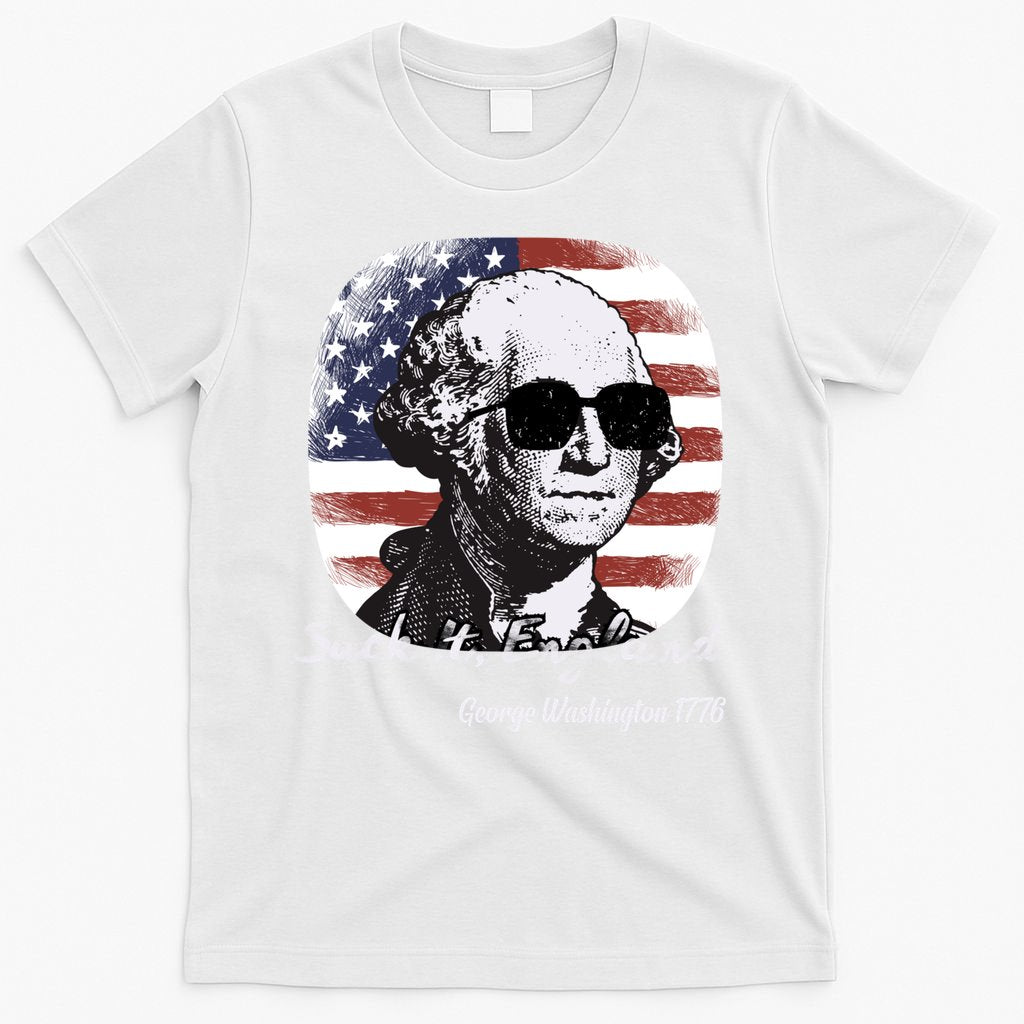 Suck It England Funny 4th Of July George Washington 1776 T-Shirt