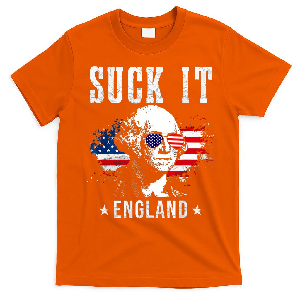 Suck It England Funny 4th Of July George Washington 1776 T-Shirt