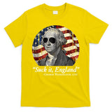 Suck It England Funny 4th Of July George Washington 1776 T-Shirt