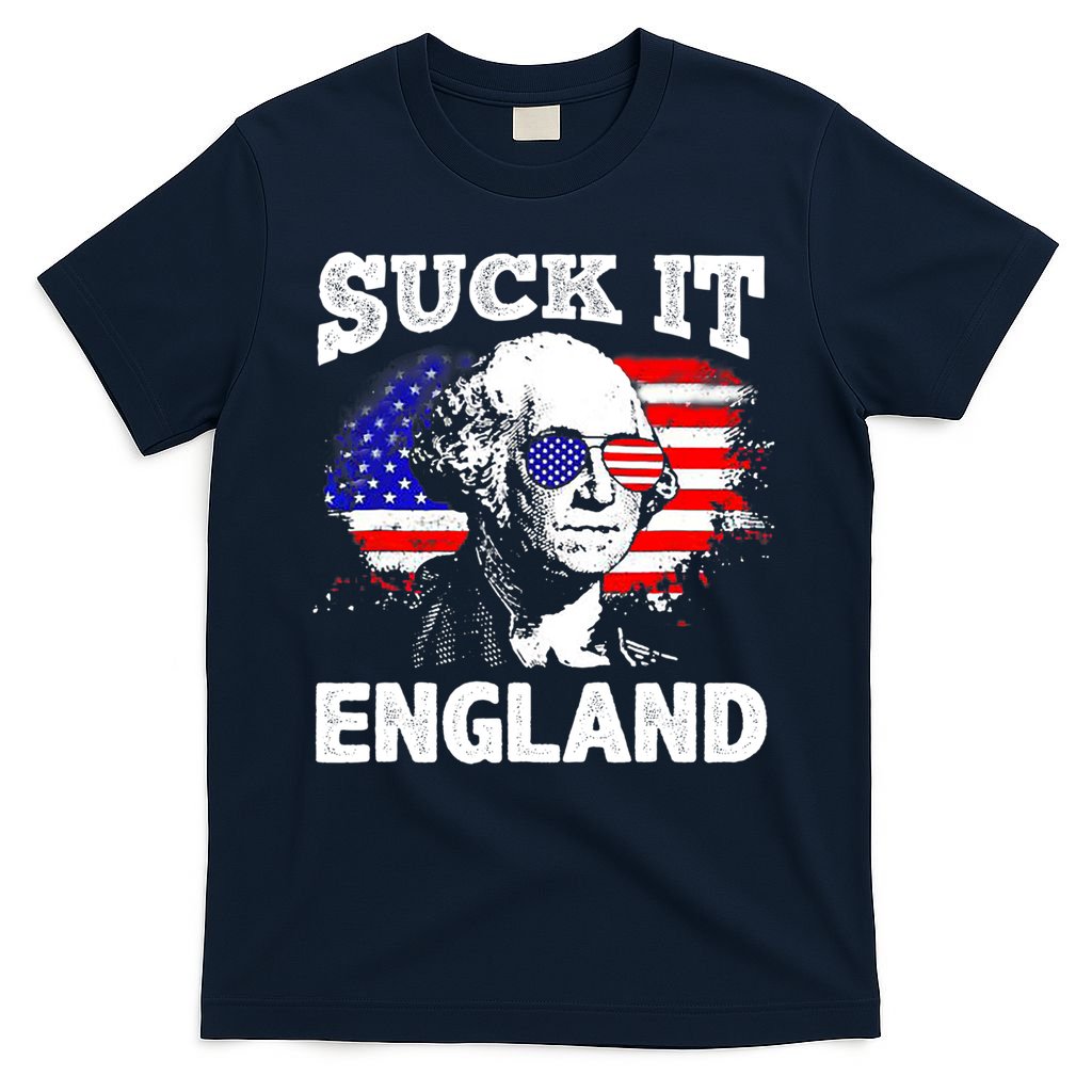 Suck It England Funny 4th Of July Flag Patriotic T-Shirt