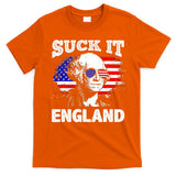 Suck It England Funny 4th Of July Flag Patriotic T-Shirt