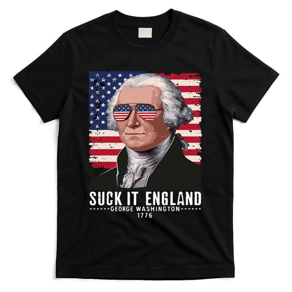 Suck It England Funny 4th Of July George Washington 1776 T-Shirt