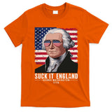 Suck It England Funny 4th Of July George Washington 1776 T-Shirt