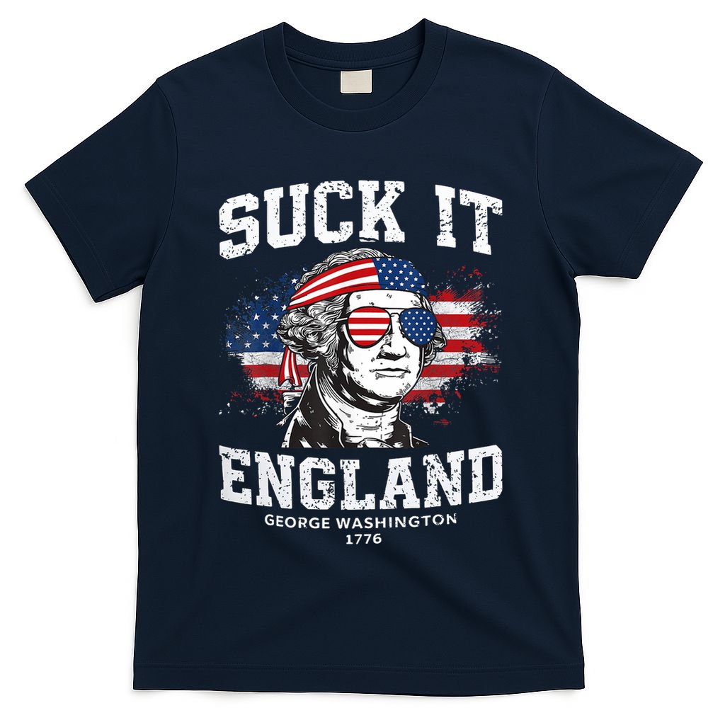 Suck It England Funny 4th Of July George Washington 1776 T-Shirt