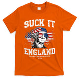 Suck It England Funny 4th Of July George Washington 1776 T-Shirt