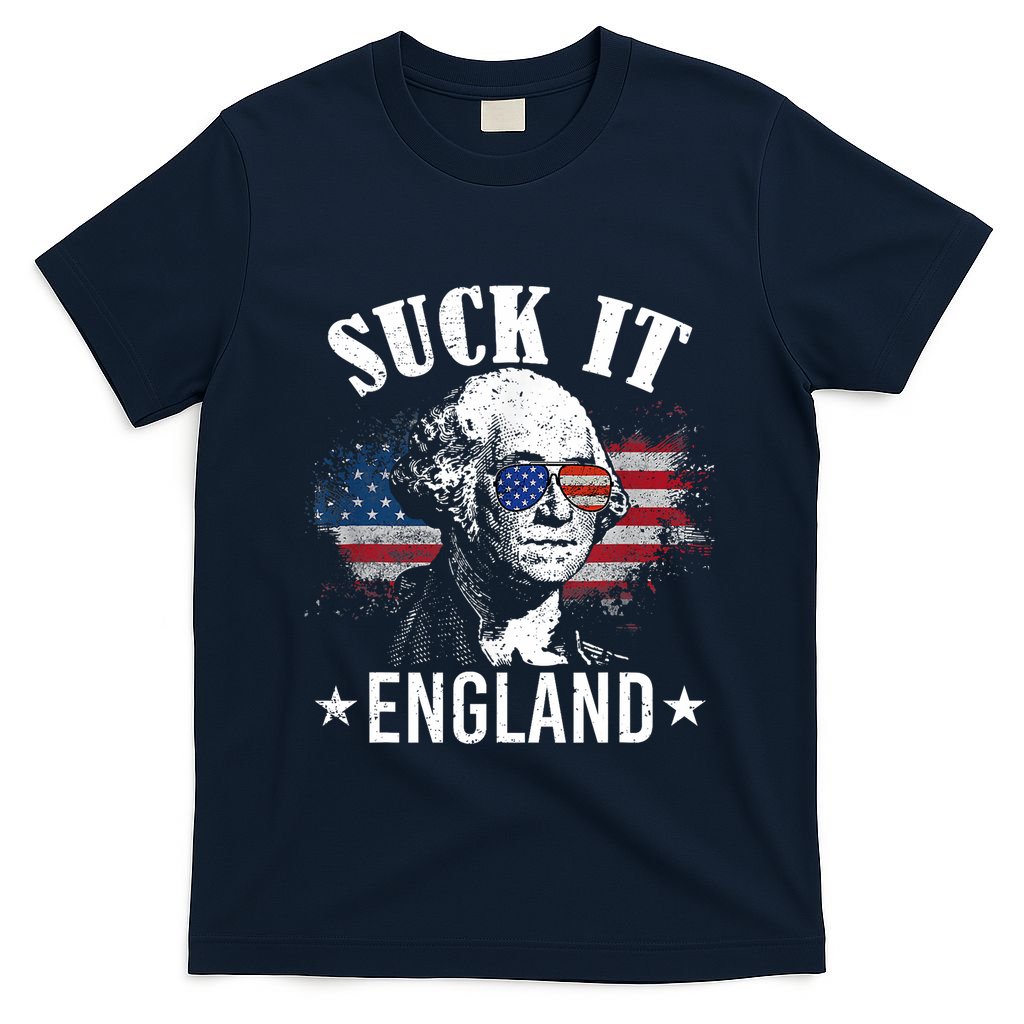 Suck It England Funny 4th Of July George Washington T-Shirt